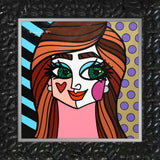 GREEN EYES -  Original Painting *SOLD*