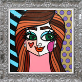 GREEN EYES -  Original Painting *SOLD*