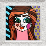 GREEN EYES -  Original Painting *SOLD*