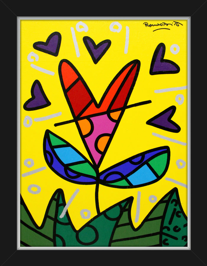 HEART FLOWER -  Original Painting
