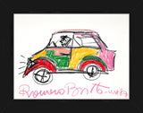 CAR -  Original Vintage Drawing