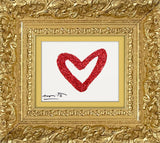 HEARTBEAT (RED GLITTER) - Original Drawing *SOLD*