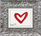 HEARTBEAT (RED GLITTER) - Original Drawing *SOLD*
