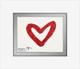 HEARTBEAT (RED GLITTER) - Original Drawing *SOLD*