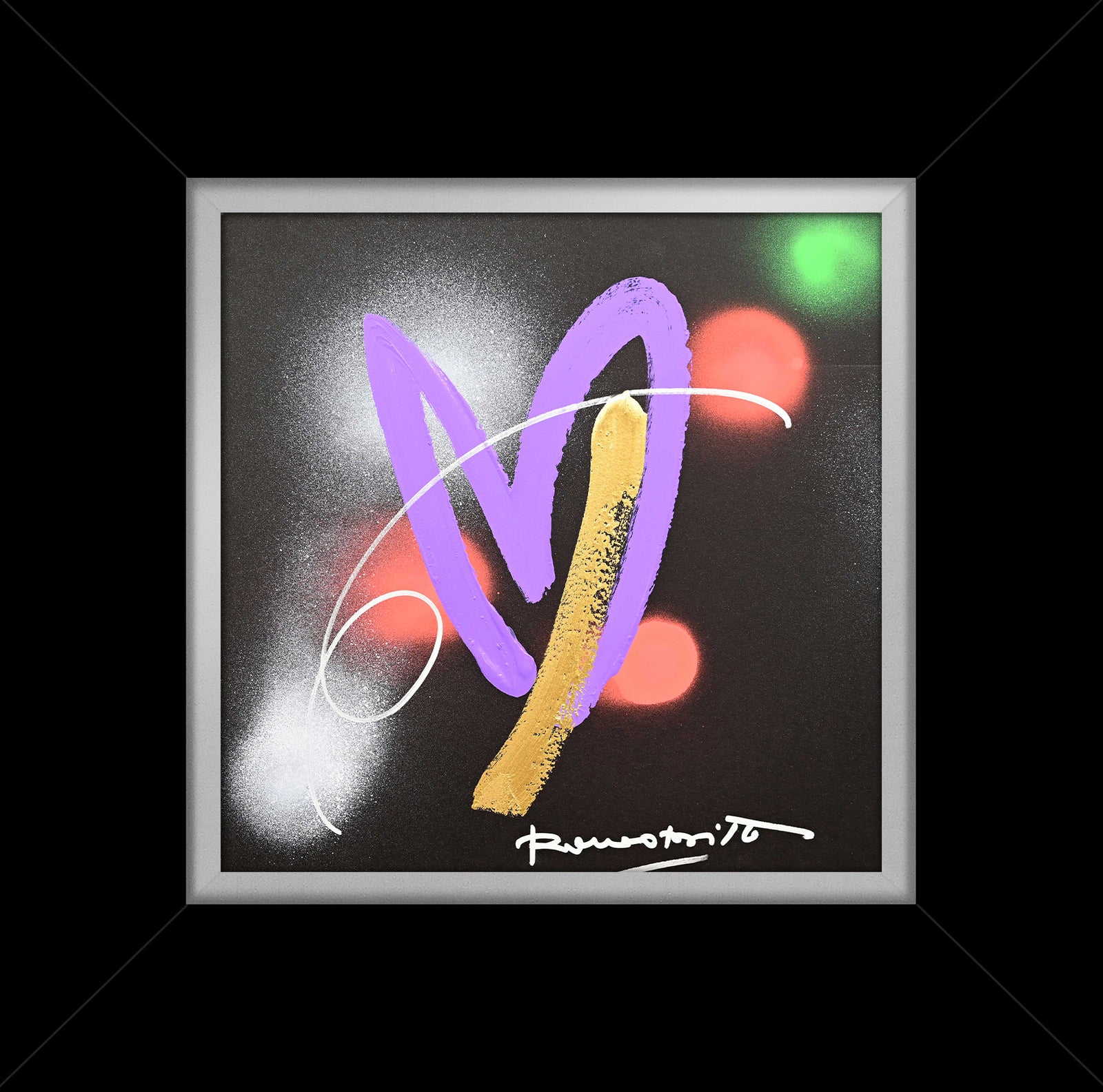 heartbeat original drawing  colorful decorative collectible gift idea