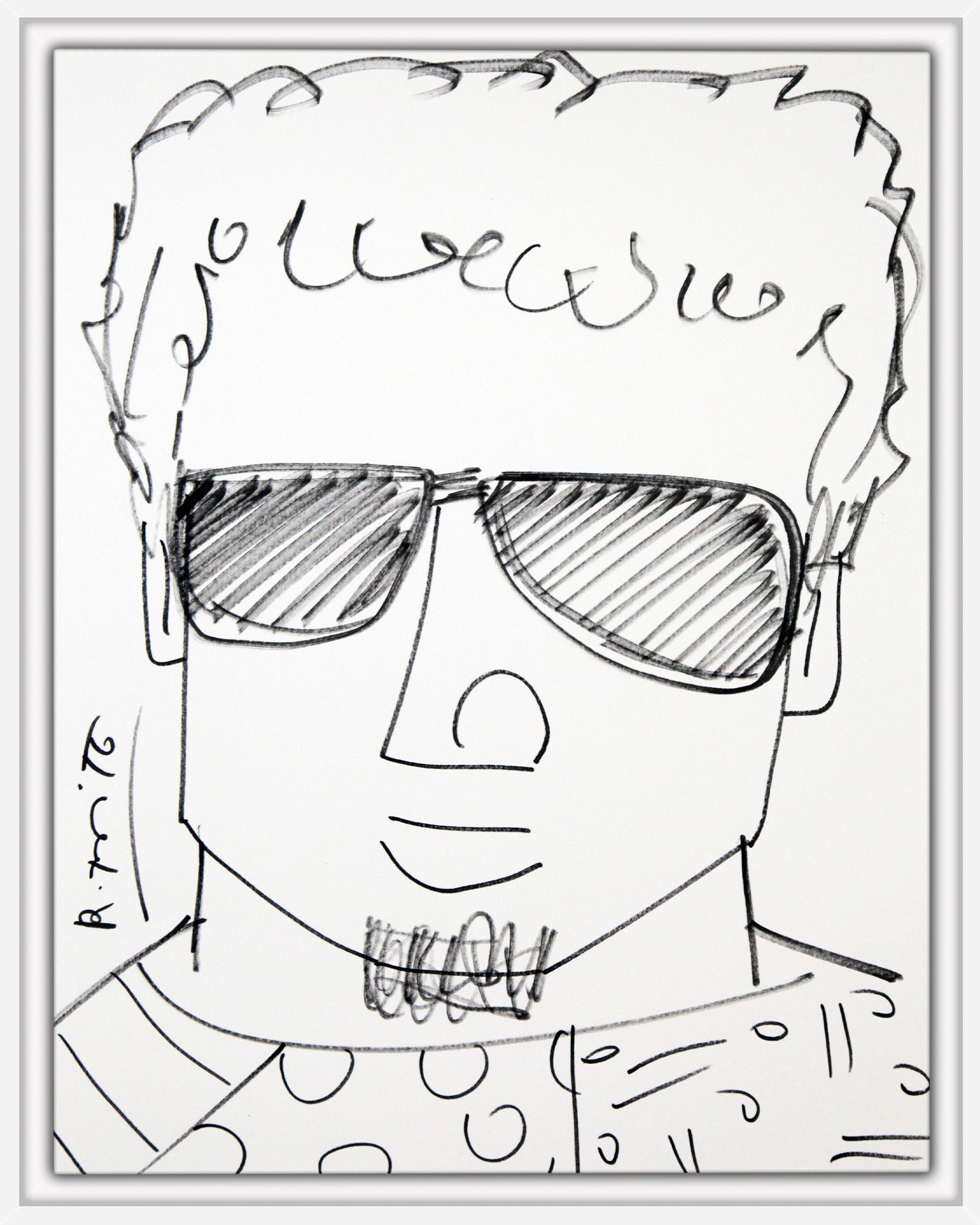 ROMERO - Original Drawing - Shop Britto
