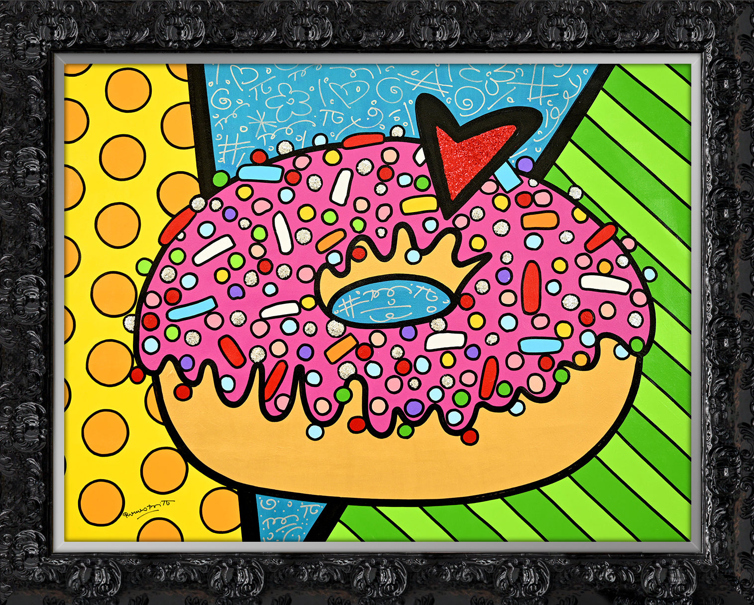 STRAWBERRY DONUT -  Original Painting