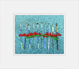BEST FRIENDS -  Mixed Media Original *SOLD*