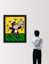 ALL WE NEED IS LOVE (MONOPOLY) -  Original Painting