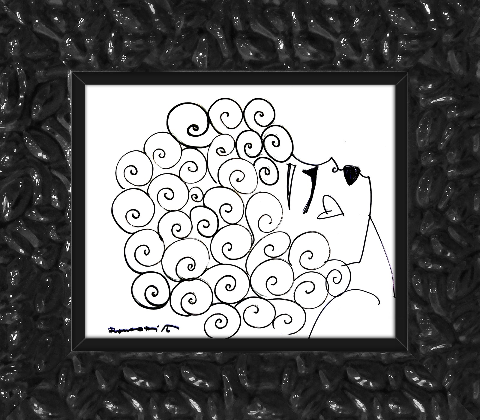 CURLY -  Original Drawing