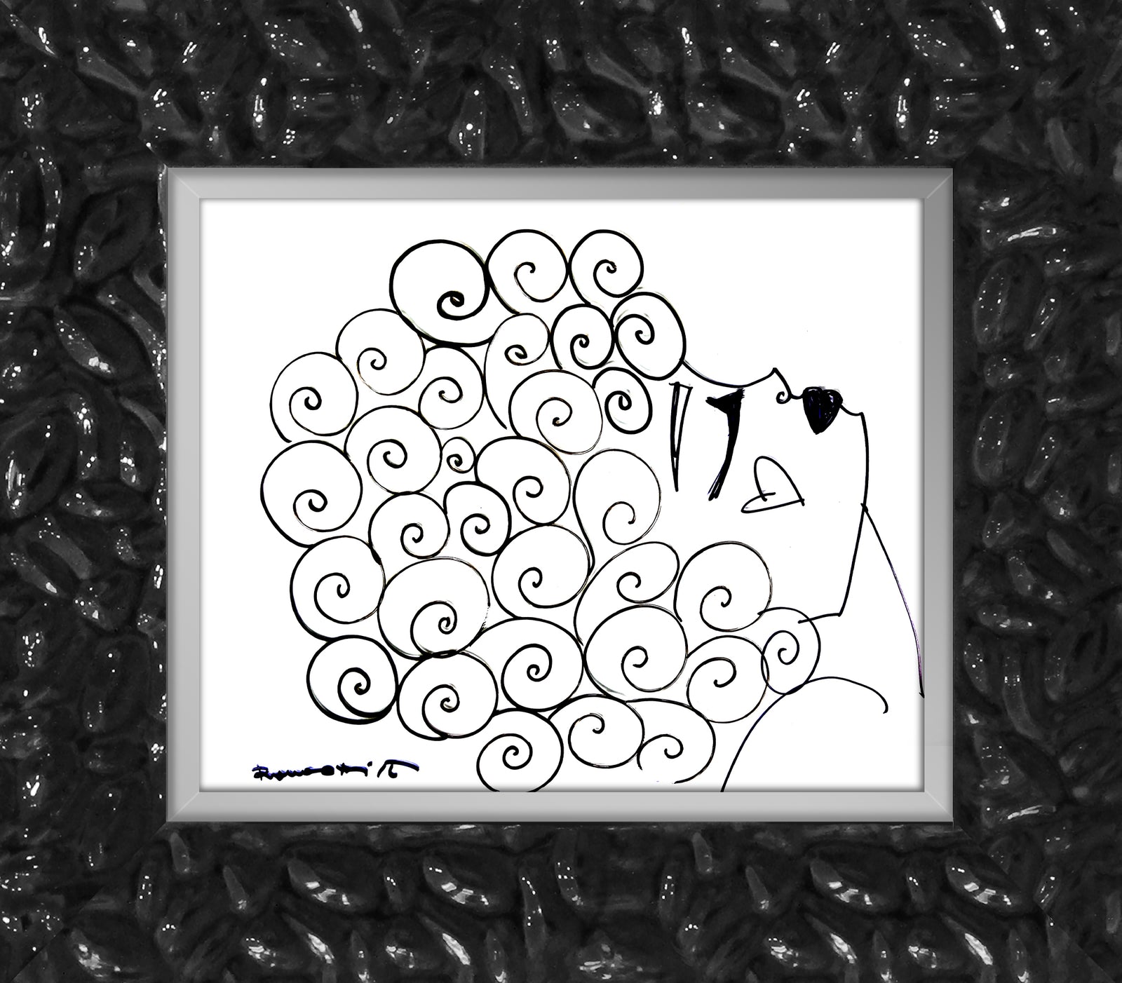 CURLY -  Original Drawing