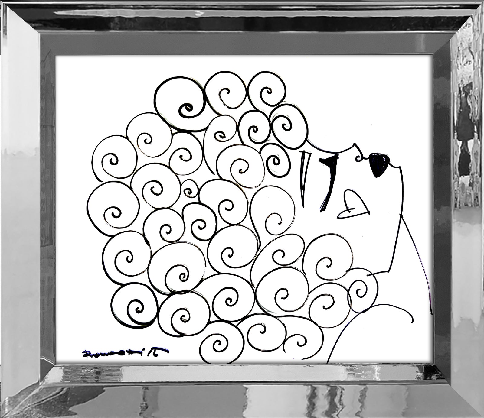 CURLY -  Original Drawing