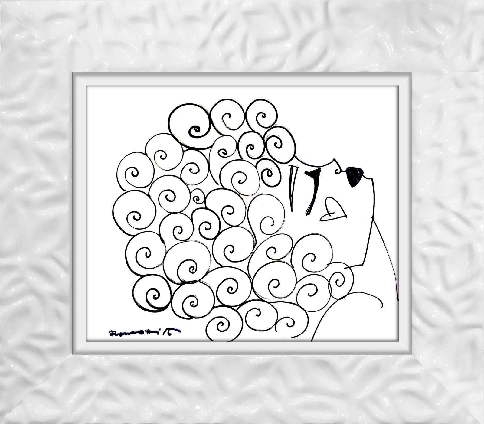 CURLY -  Original Drawing