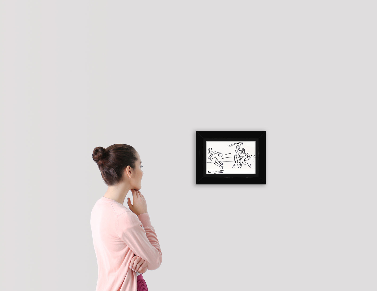 modern pop art hops original drawing  vibrant home decor