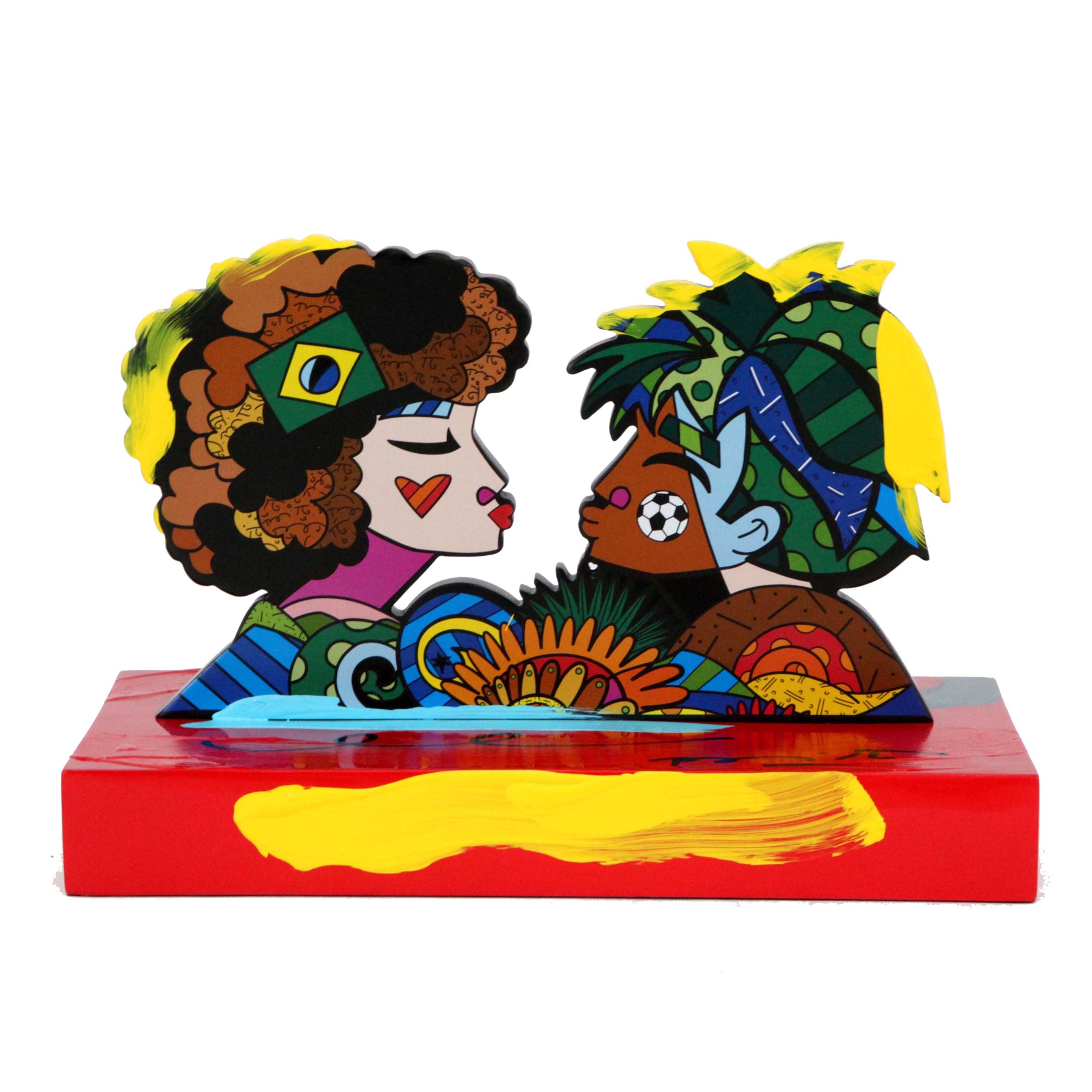World Cup Couple - Original Sculpture - Shop Britto