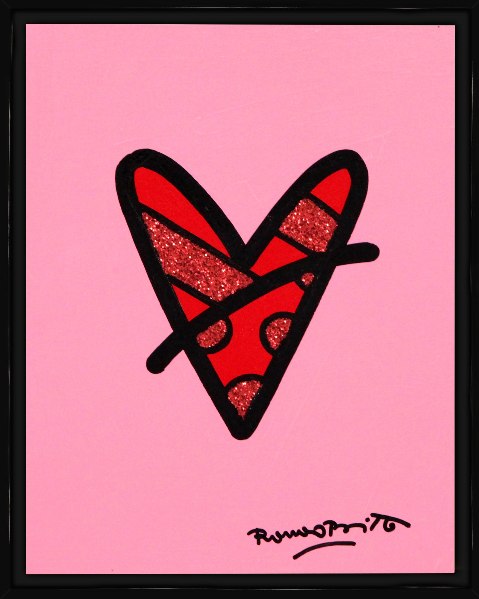 LIGHT PINK HEARTBEAT -  Original Painting