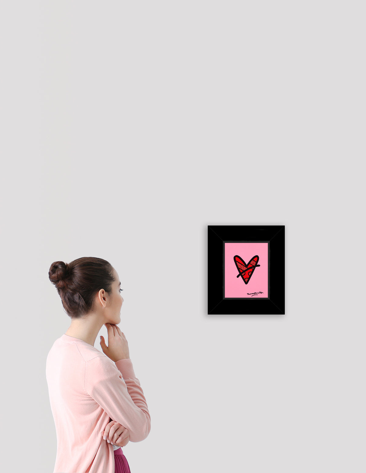 LIGHT PINK HEARTBEAT -  Original Painting