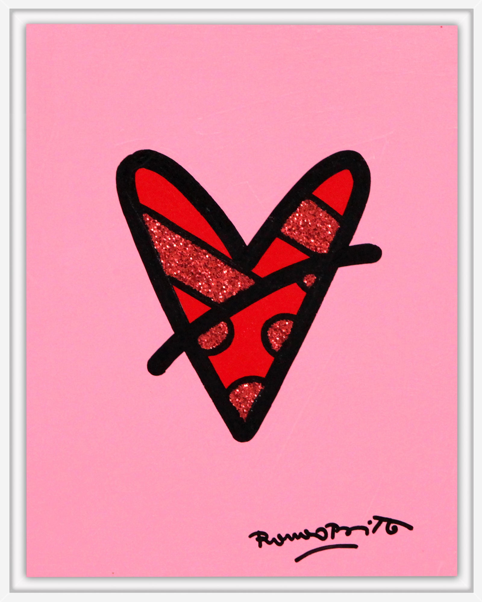 LIGHT PINK HEARTBEAT -  Original Painting