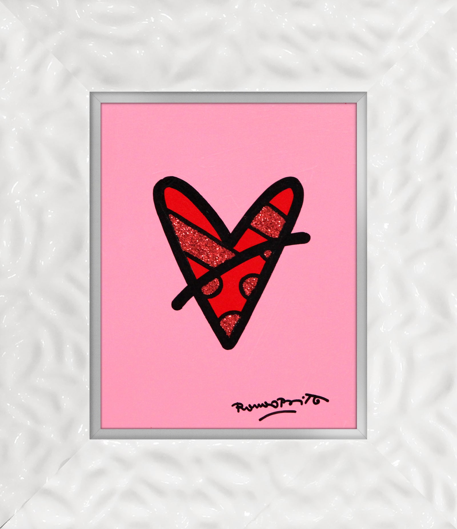 LIGHT PINK HEARTBEAT -  Original Painting