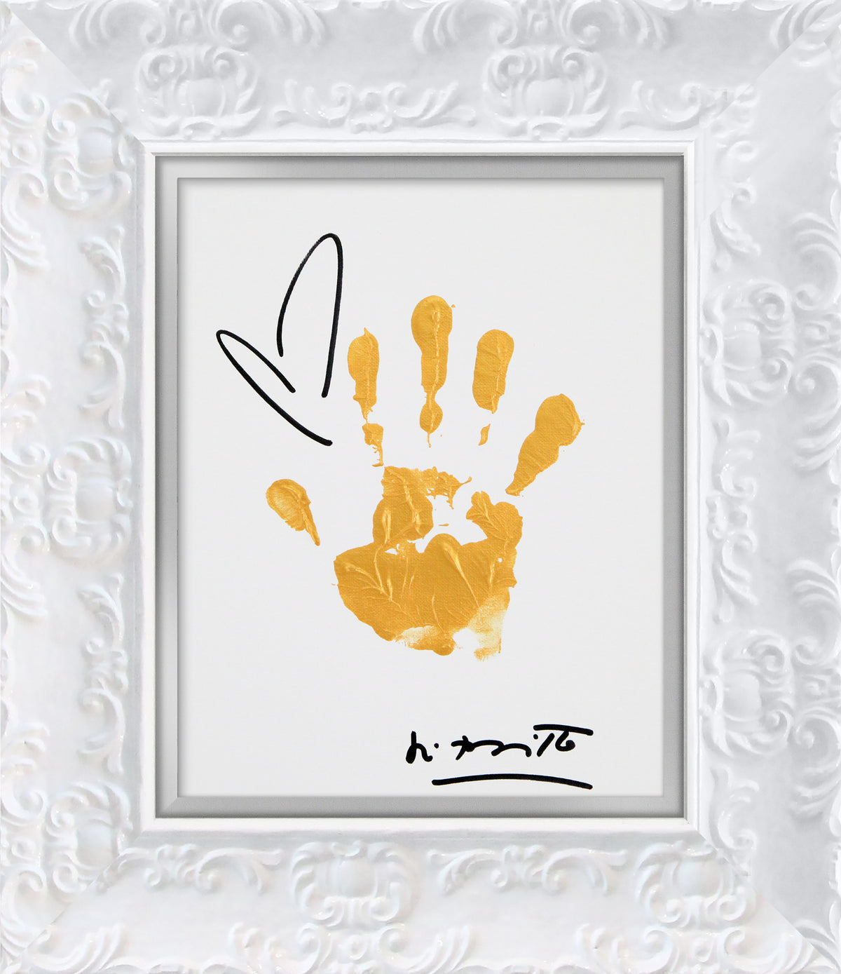hands up original painting  artistic colorful design collectible