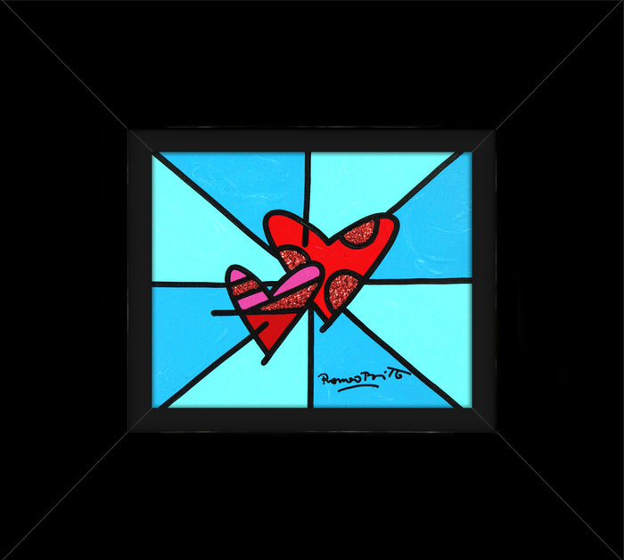 LOVE LOVE (BLUE) - Original Painting – Shop Britto