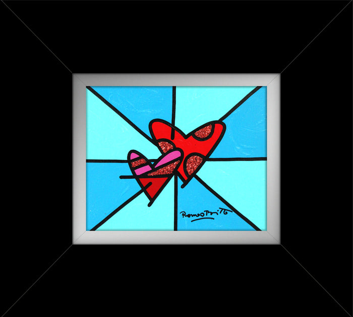 LOVE LOVE (BLUE) - Original Painting