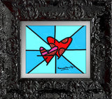 LOVE LOVE (BLUE) - Original Painting