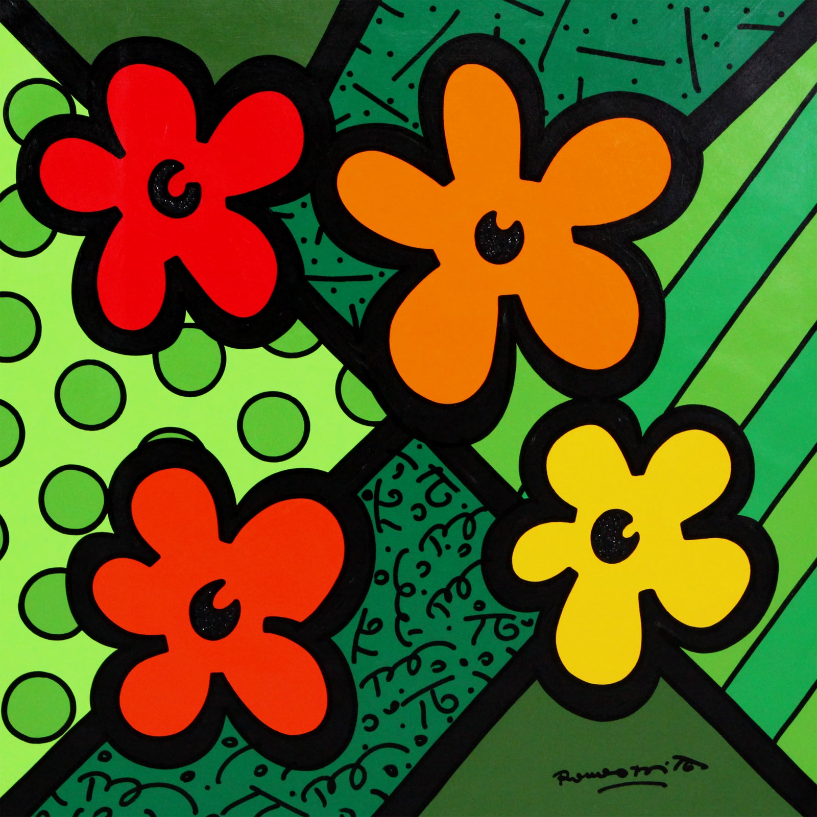 Andy's Flowers - Original Painting