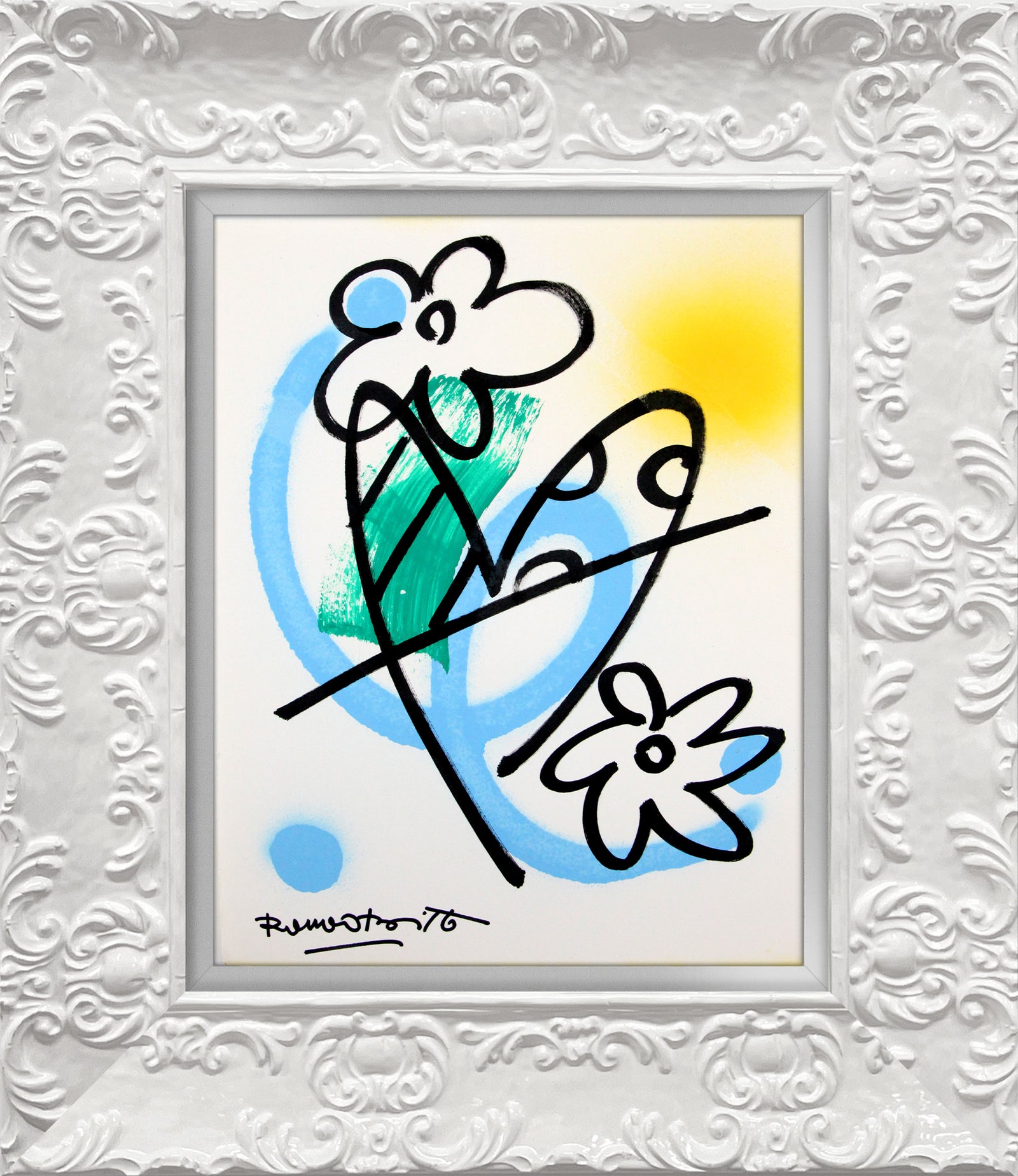 evolution original drawing  artistic colorful design collectible