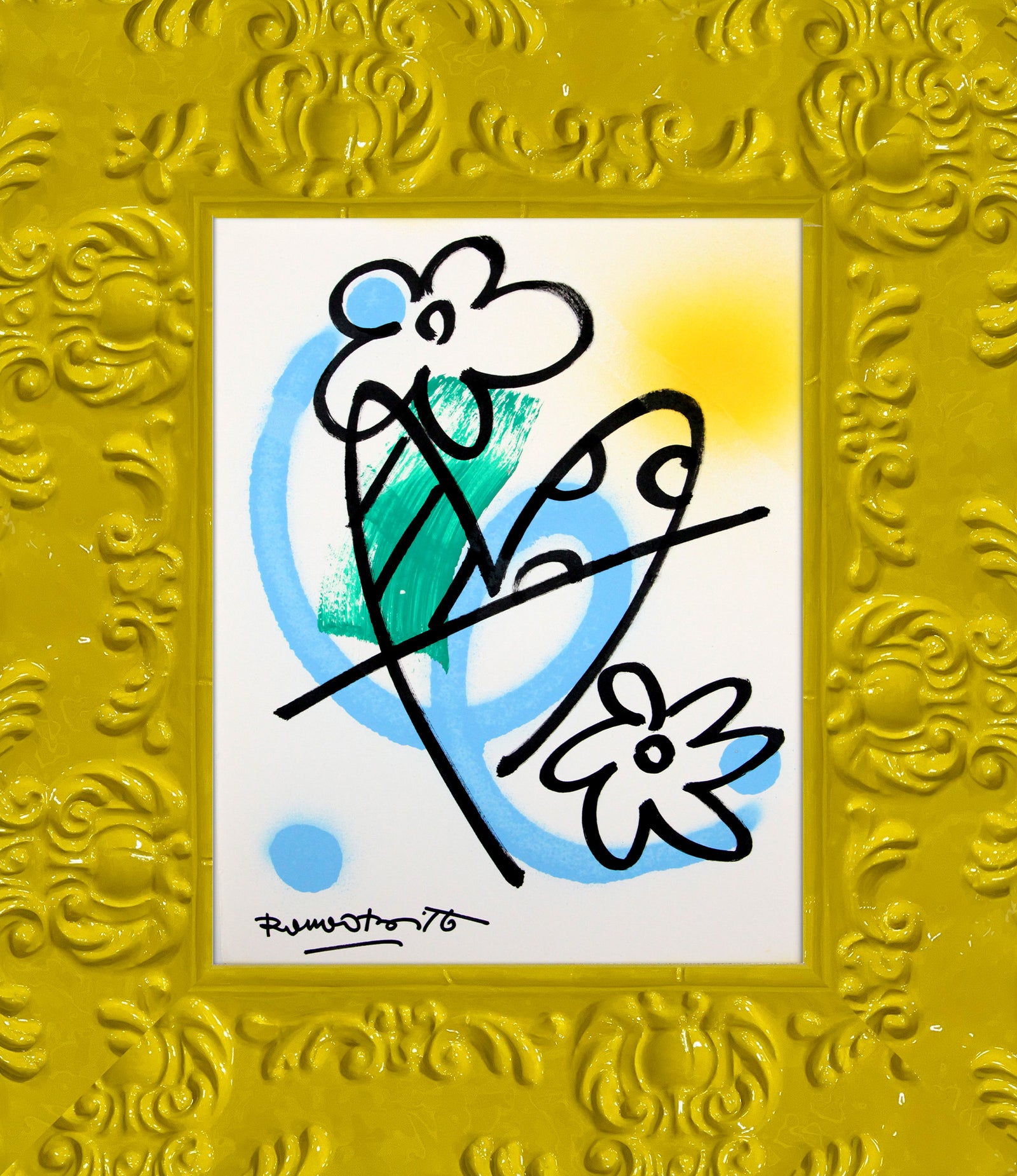 evolution original drawing  colorful decorative collectible gift idea