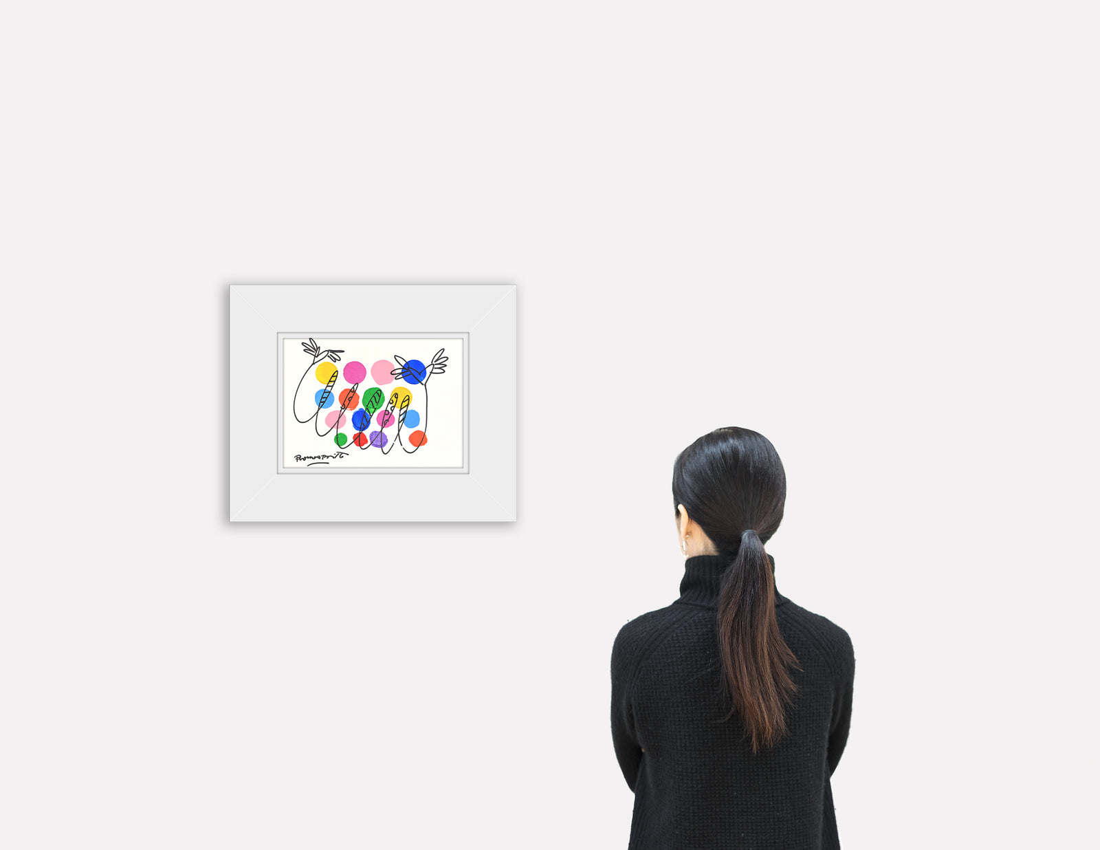 evolution original drawing  artistic colorful design collectible
