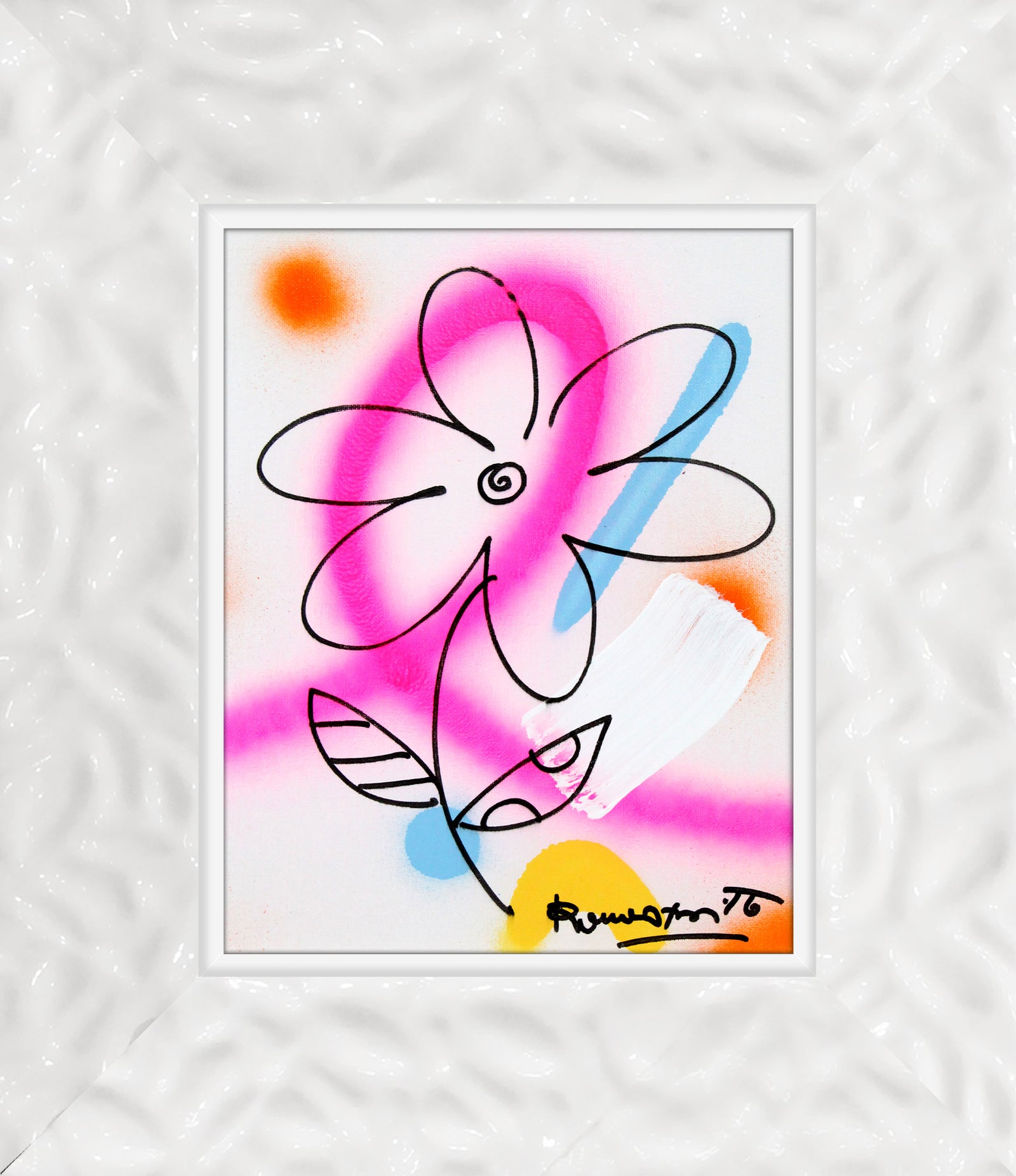 evolution original drawing  colorful decorative collectible gift idea