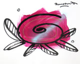 PINK FLOWER -  Original Drawing