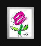 THOMAS FLOWER (MAGENTA) - Original Drawing