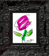 THOMAS FLOWER (MAGENTA) - Original Drawing