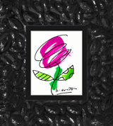 THOMAS FLOWER (MAGENTA) - Original Drawing