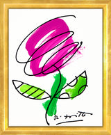 THOMAS FLOWER (MAGENTA) - Original Drawing