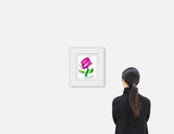 THOMAS FLOWER (MAGENTA) - Original Drawing