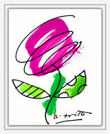 THOMAS FLOWER (MAGENTA) - Original Drawing