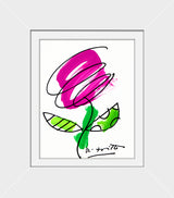 THOMAS FLOWER (MAGENTA) - Original Drawing