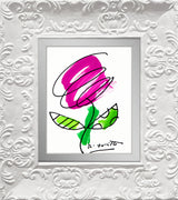 THOMAS FLOWER (MAGENTA) - Original Drawing