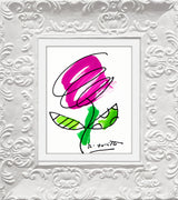 THOMAS FLOWER (MAGENTA) - Original Drawing