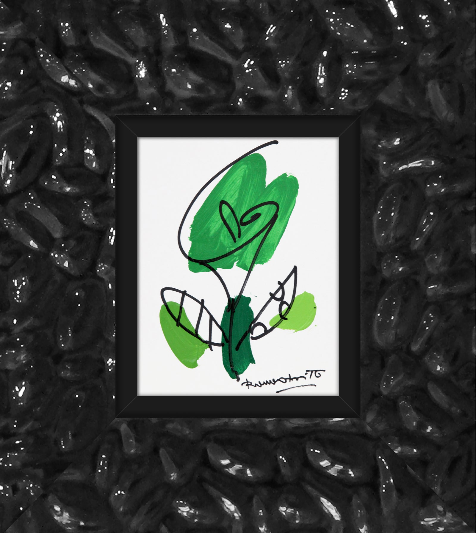 THOMAS FLOWER (BRAZIL GREEN) - Original Drawing