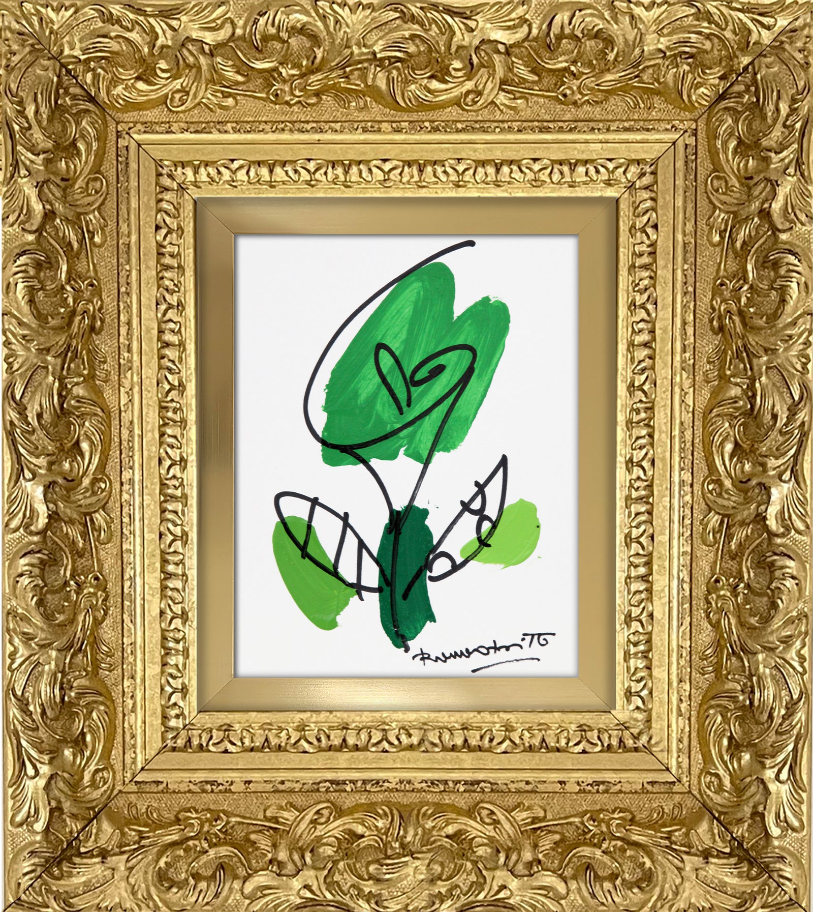 THOMAS FLOWER (BRAZIL GREEN) - Original Drawing