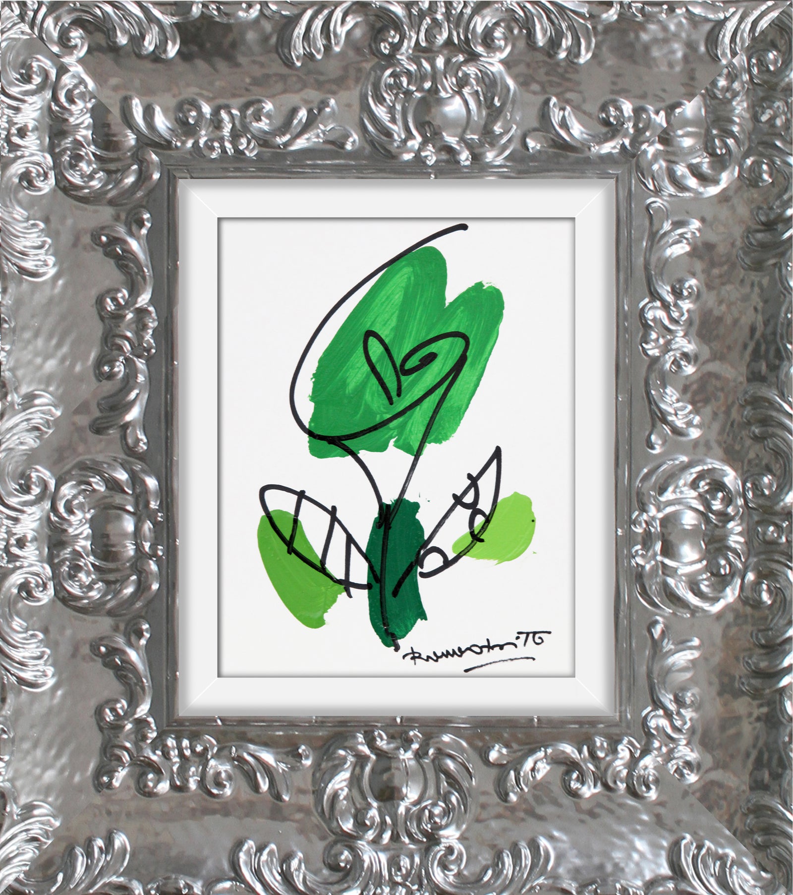 THOMAS FLOWER (BRAZIL GREEN) - Original Drawing