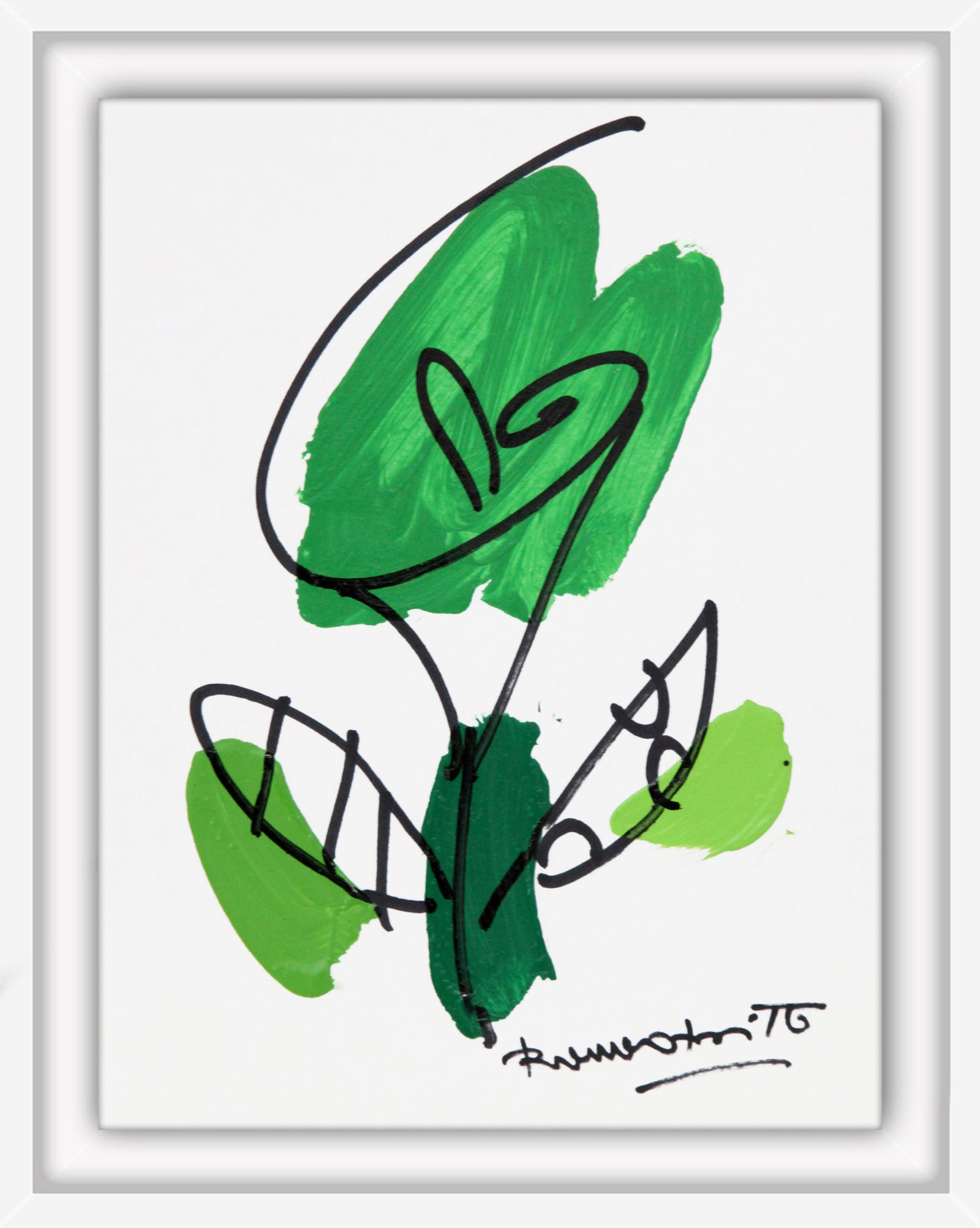 THOMAS FLOWER (BRAZIL GREEN) - Original Drawing