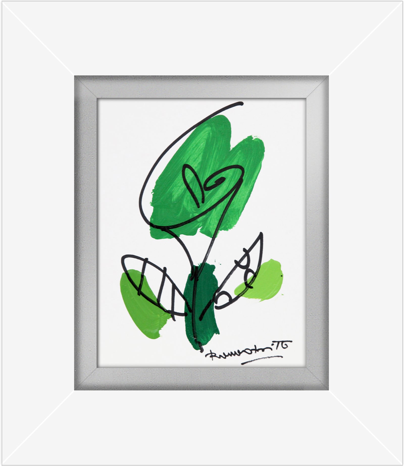 THOMAS FLOWER (BRAZIL GREEN) - Original Drawing