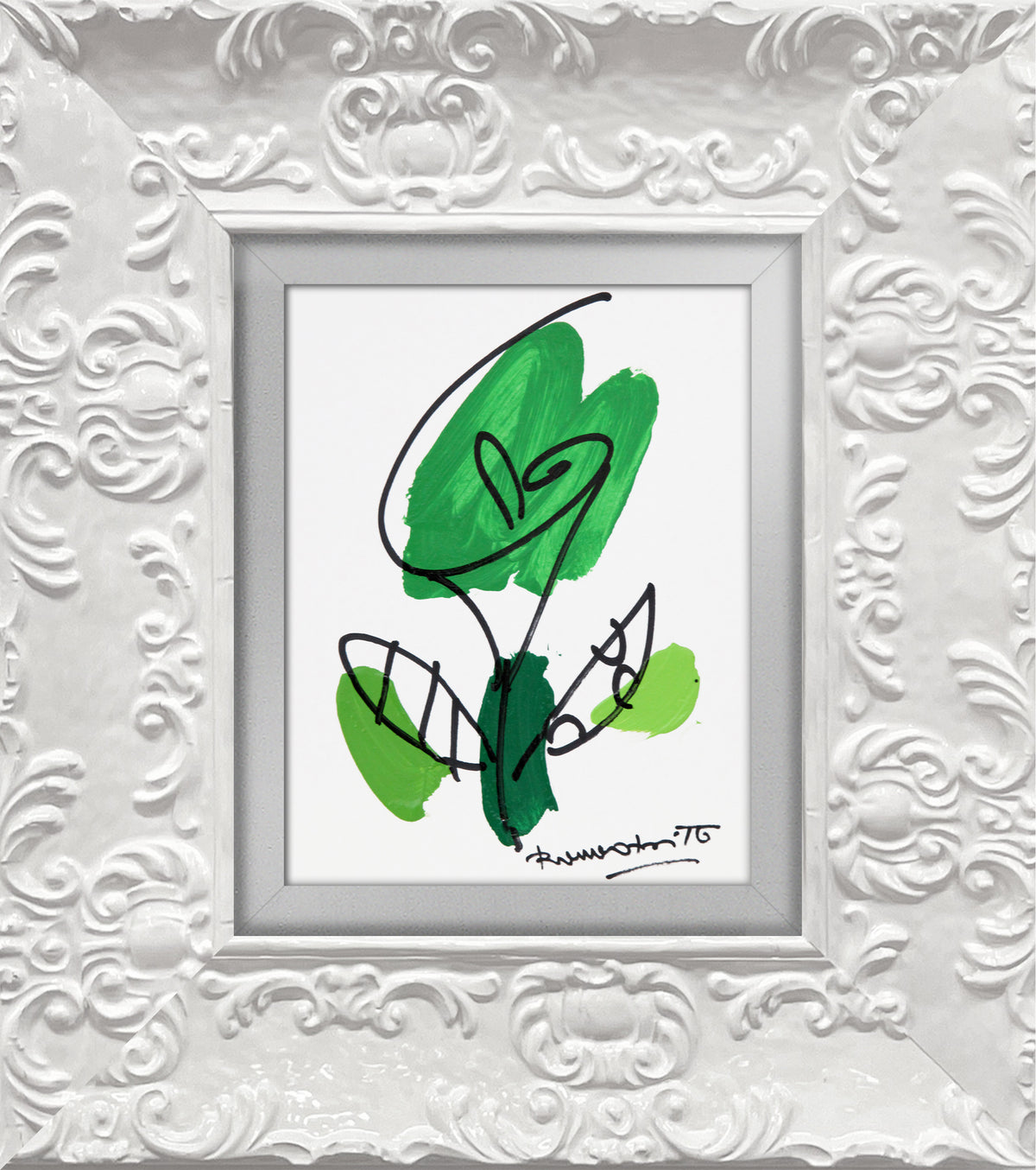 THOMAS FLOWER (BRAZIL GREEN) - Original Drawing