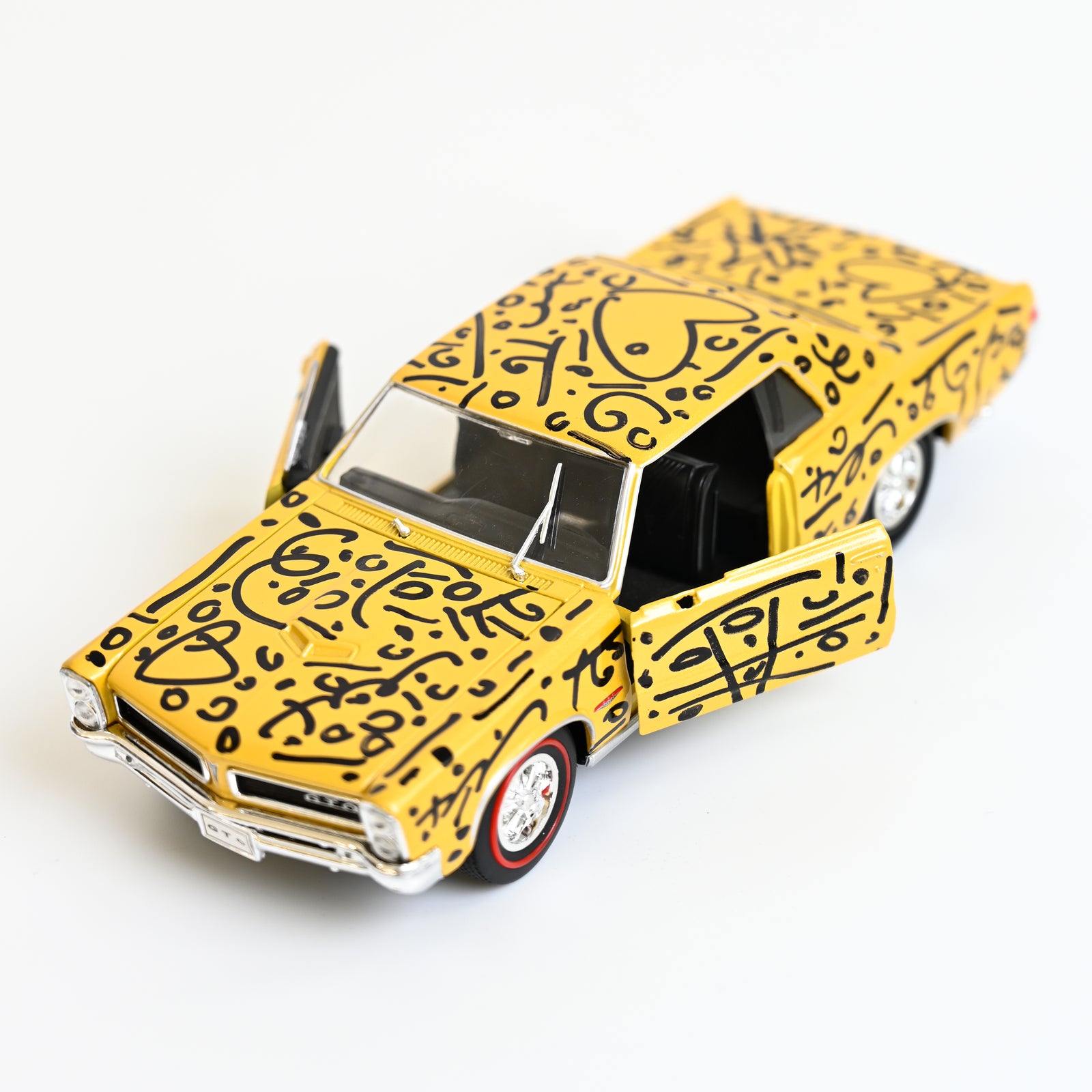 Romero Britto my btos 1965 pontiac original  colorful pop art design