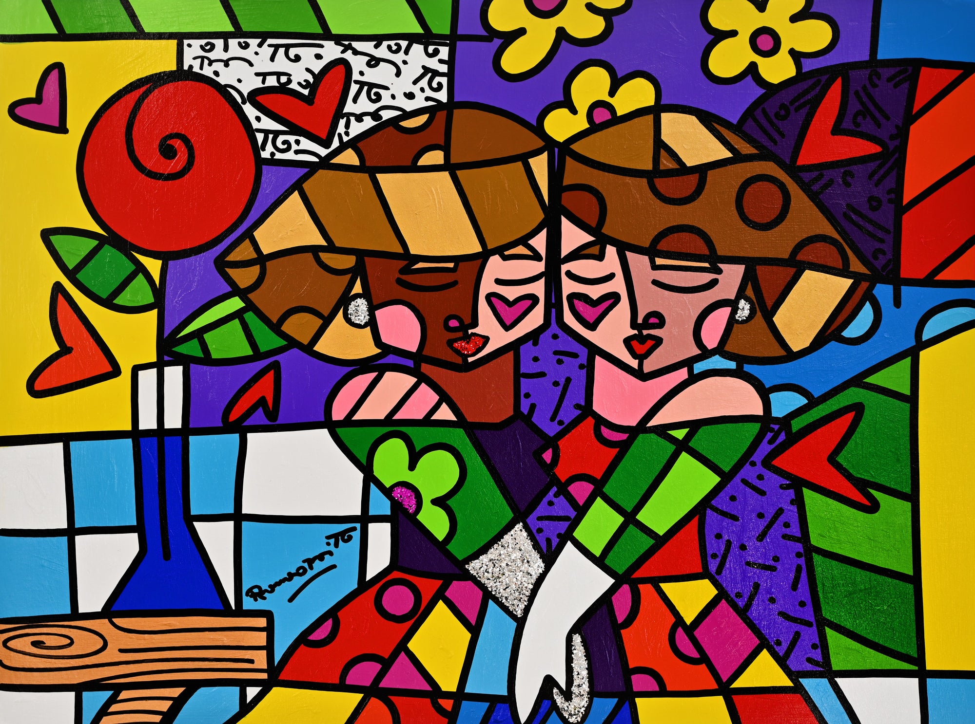 LOVE IS LOVE - Original Painting - Shop Britto